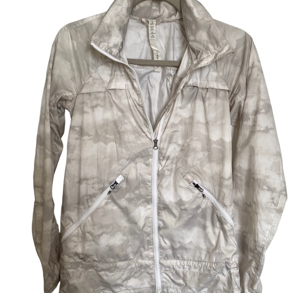 LULULEMON Miss Misty Jacket II, 2, White and Gray - Picture 11 of 16